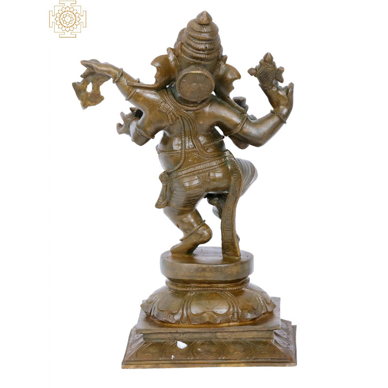 Figurine Madhuchista Vidhana dansante Ganesha