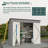 Outdoor Large Metal Storage Shed Foundation Kit Included-94331311