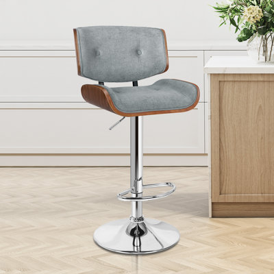 Yes Bar Stool with Solid Wood Frame