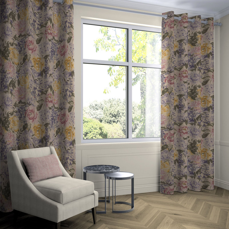 Amadahy Blackout Curtain Pair, 167 W x 228 D cm