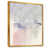 Toile avec cadre flottant or