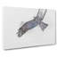 Flying Eagle in Abstract - Wrapped Canvas-55317220