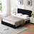 Gaillarde Hydraulic Lift Up Storage Upholstered Platform Bed-602637128-602637129
