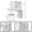 Meuble-lavabo moderne avec lumières DEL et miroir-858586611