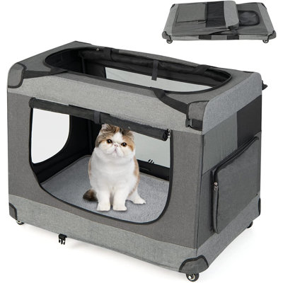 Dunmire Collapsible Pet Carrier with 3 Doors