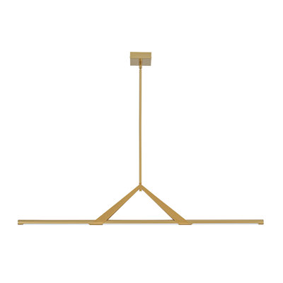 Luminaire suspendu linéaire à DEL à intensité variable Minimalist