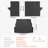 Cargo Mat & Backrest Mat All Weather Custom Fit for Toyota RAV4 2019-2024