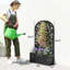 Lit de jardin surélevé courbé, jardinière généreuse, jardinière polyvalente