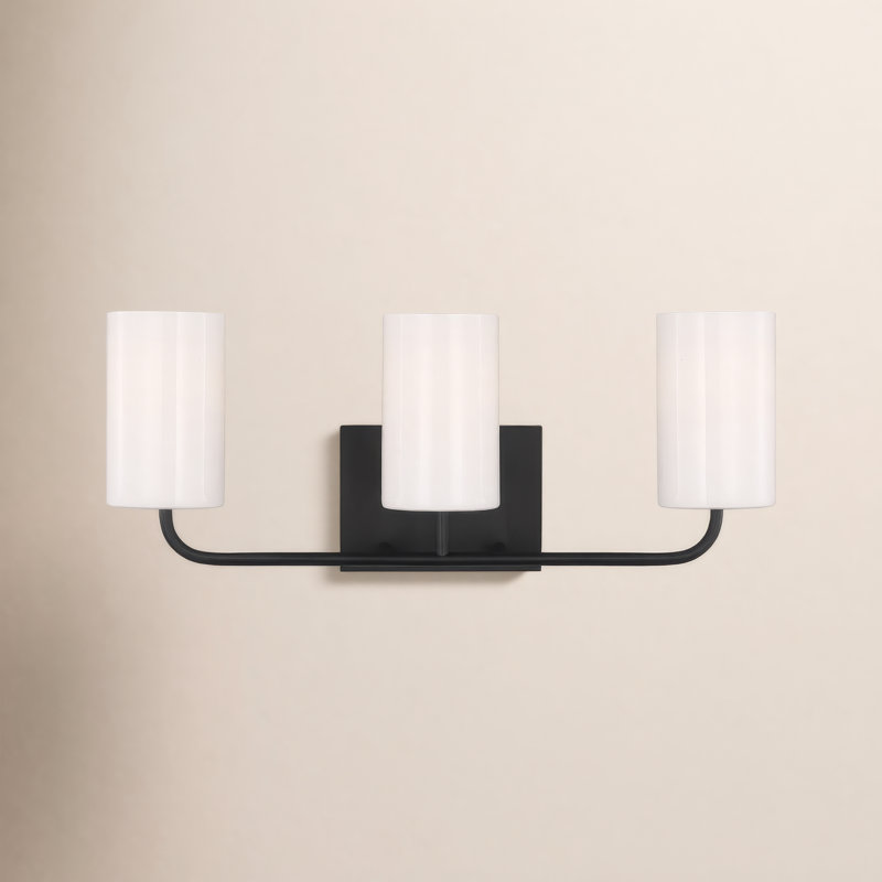 Malese Vincente 3 - Light Vanity Light, Midnight Black, Yes