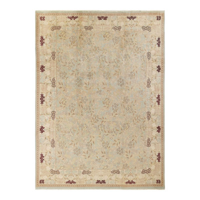 Sophie-May One-of-a-Kind 9' 0" X 12' 5" 2000s Wool Area Rug in Blue