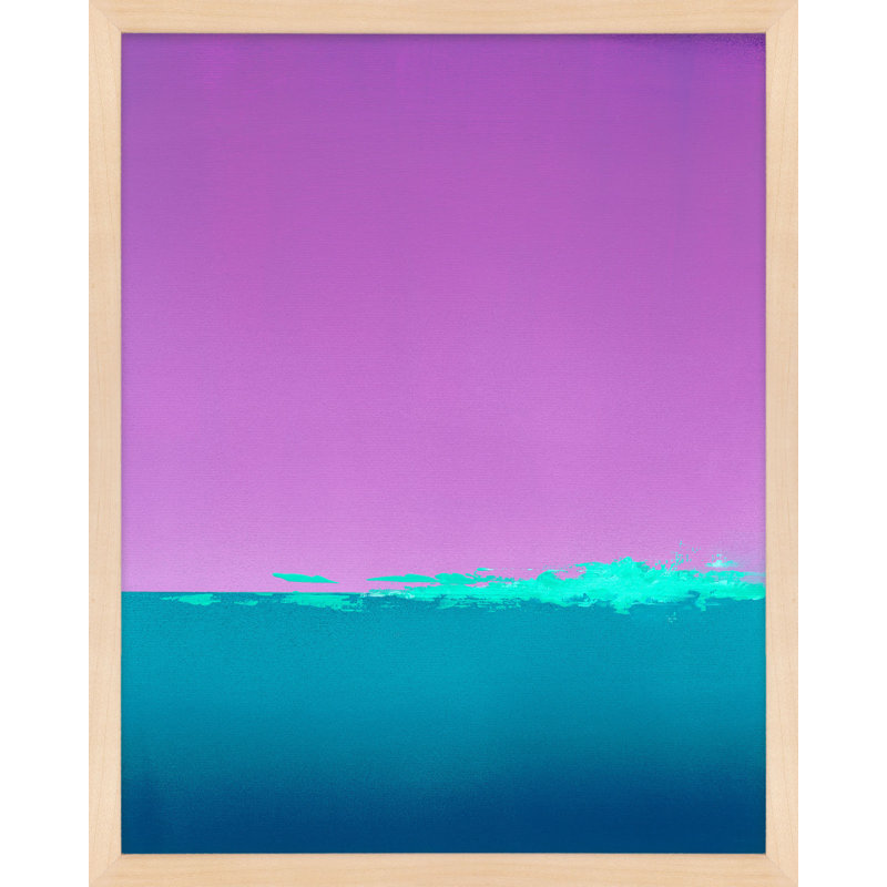 Horizon 3 Painting by Lee Lessem, Beige, 30" H x 24" W x 1.25" D