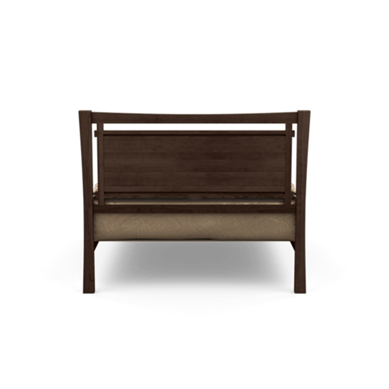 Monterey Upholstered Bed, Natural Cherry, California King, Ebony