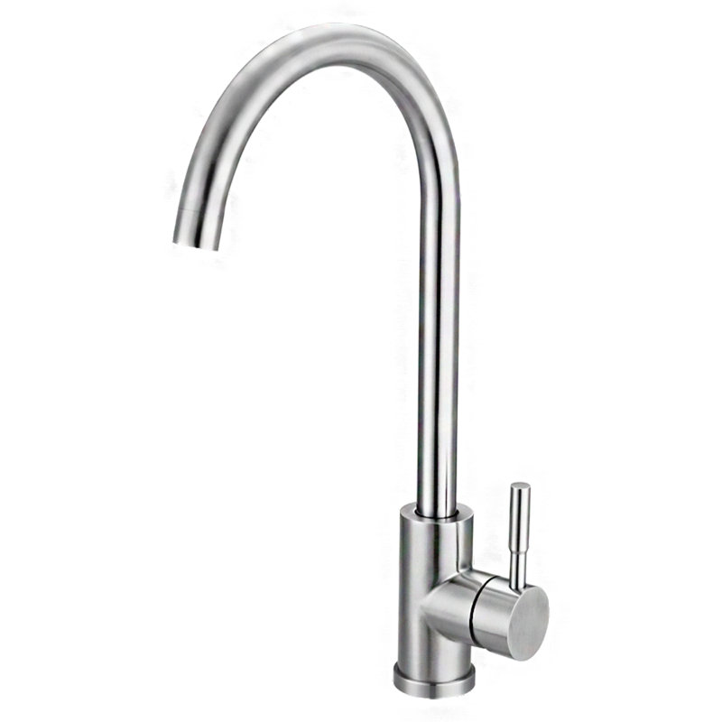 Averen Inc Ibenso Wright Kitchen Faucet, Brushed Nickel