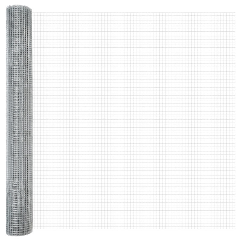  Welded Wire Fence With 13 Flanged Posts 0.8X50 M Galvanised Steel