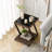 Z-Shaped Weather Resistant Wicker Patio Side Table