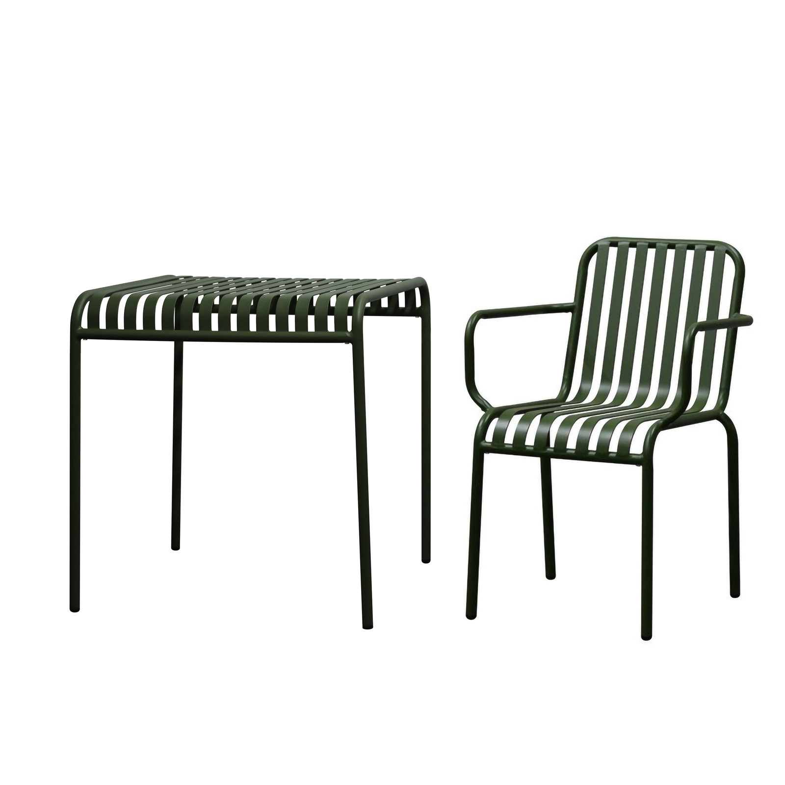 Abra Patio Dinning Chair, Dark Green