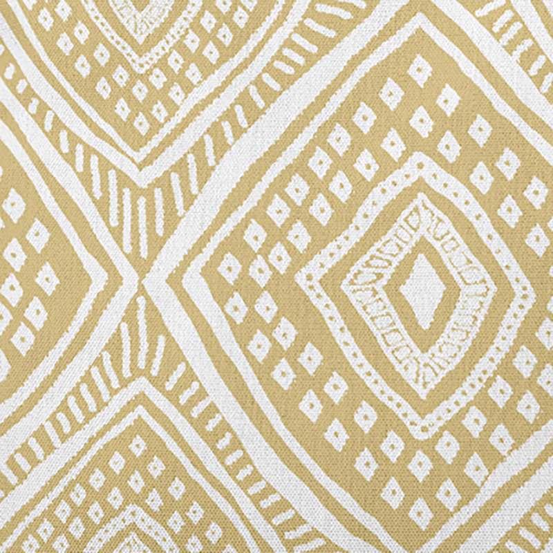 Housse et insert de coussin carré haut de gamme, 18 po x 18 po, Jaune
