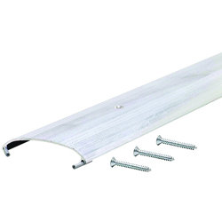 Seuil supérieur à dôme bas 36 po x 3-1 / 2 po x 5/8 po - aluminium
