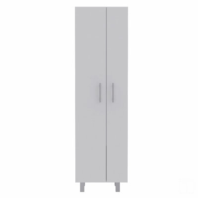 Cabinet, Double Door Cabinet, Four Legs, Five Shelves