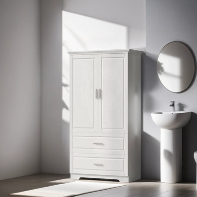 Armoire à linge autoportante Steliana