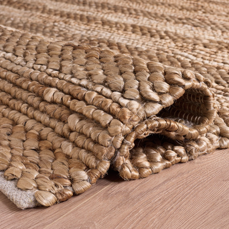 Tapis en jute / coton Khamir, Rectangulaire 3 pi x 5 pi