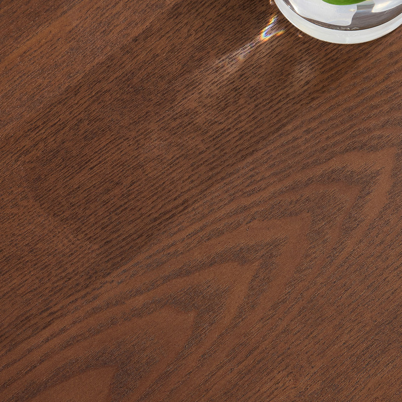 MDF Oval Coffee Table, Walnut