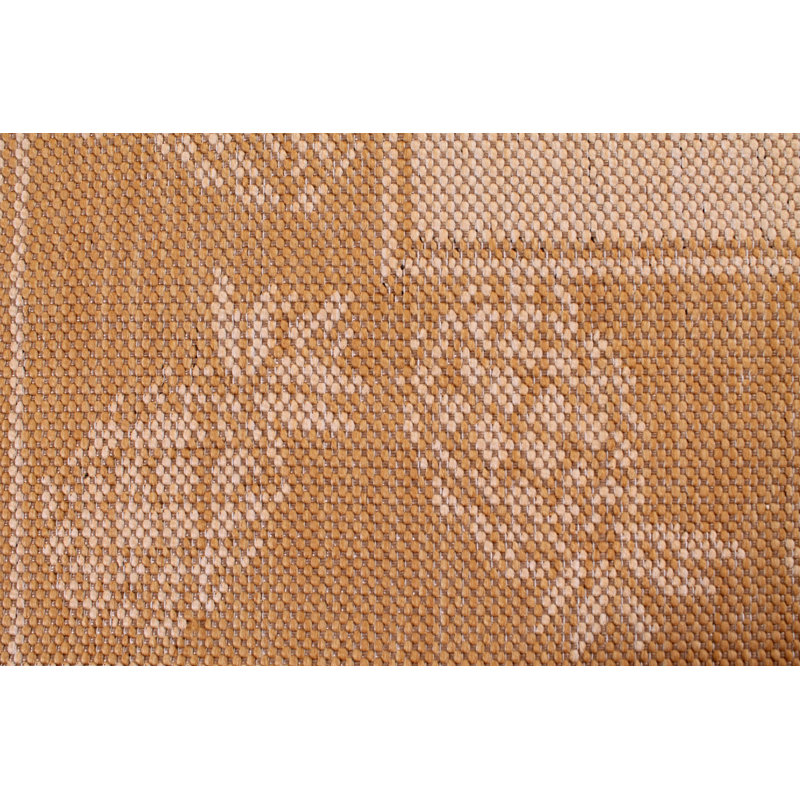 Preesall Floral Flatweave Indoor / Outdoor Area Rug, Rectangle 60 x 120cm