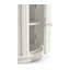 White Solid Wood End Table