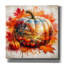  «Fall Pumpkin Thème 3» par Rey Klimt, art mural sur toile, 26 po x 26 po