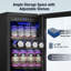 127 Cans (12 Oz.) 3.1 Cubic Feet Built-in & Freestanding Beverage Refrigerator