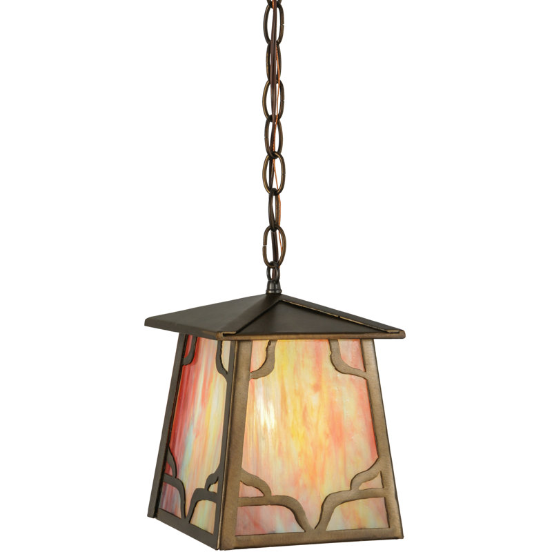 1 - Light Antique Copper Lantern Pendant