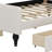 Upholstered Tufted Daybed With Two Drawers