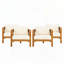 Fauteuil club d'extérieur en bois d'acacia-566858319