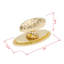 Utopia Alley Megan Cabinet Ring Pull Knob - Decorative Cabinet Drop Pull Knobs for Cabinets and Drawers - Vintage Cabinet Hardware with Hand Finished Polished Gold - Metal Drawer Pull Knobs 1.9"