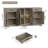 71'' Large Farmhouse Sideboard with Adjustable Shelves and 2 Large Drawers-1035958000