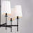 Ranshaw 6 - Light Steel Dimmable Chandelier