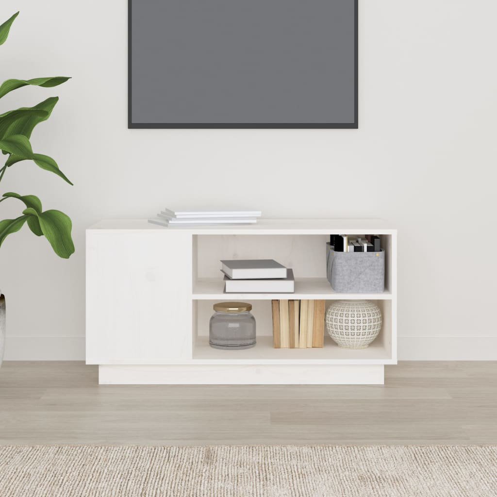 TV-Rack Karmynn aus Massivholz für TVs bis zu 32"