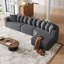 Ensemble de canapé modulaire Chenille Right, en forme de nuage, avec 10 coussins-1065793756