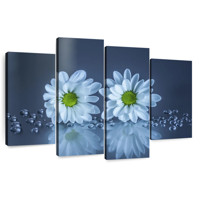 Harnek White Daisies, 27" H x 43" W