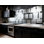 Carrelage mural carré décoratif en verre biseauté grand format à miroir givré 8 po x 8 po Frosted Reflections