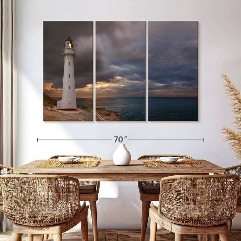 Phare d'Aletra Castle Point, H 42 po x l 65 po