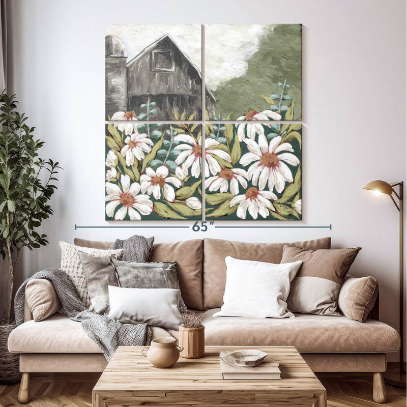 Harnek Summer On The Farm, 50" H x 50" W