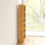 Elona 213cm H x 81cm W Solid Wood Standard Bookcase-1524884181