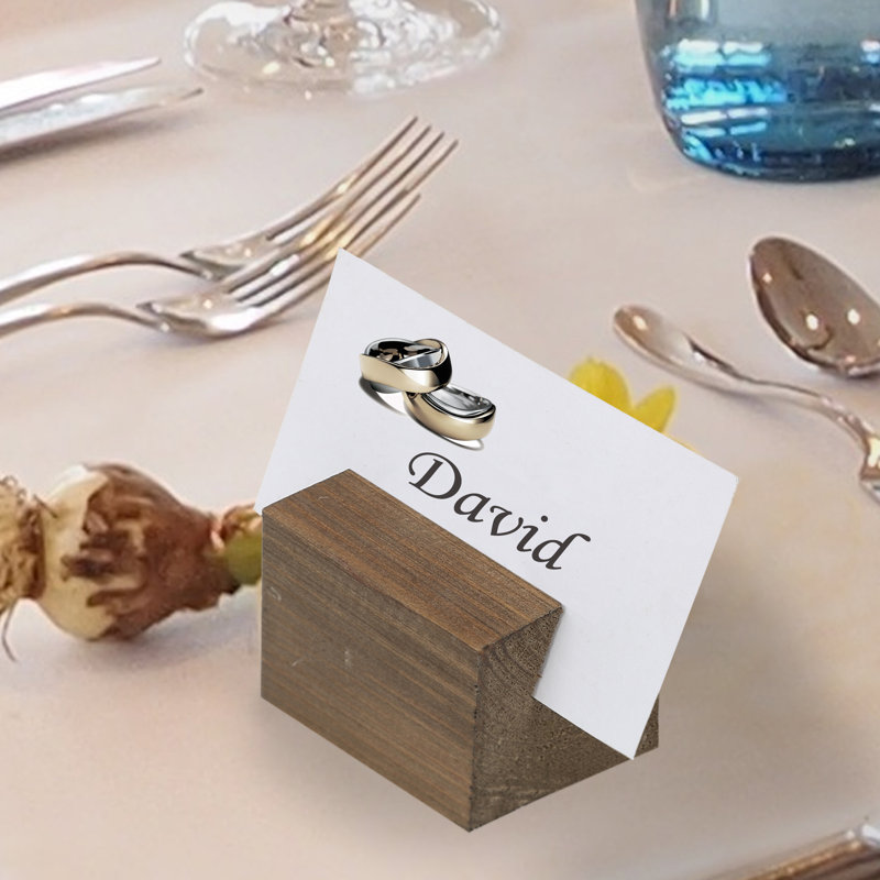 Wood Gift Card Holder