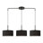 3 - Light Matte Black Drum Pendant