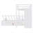 Twin Bunk Bed With Drawers, Wardrobe, Storage Shelves And Hydraulic Bed-105583775