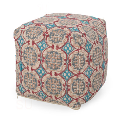 Amelia Handcrafted Fabric Pouf