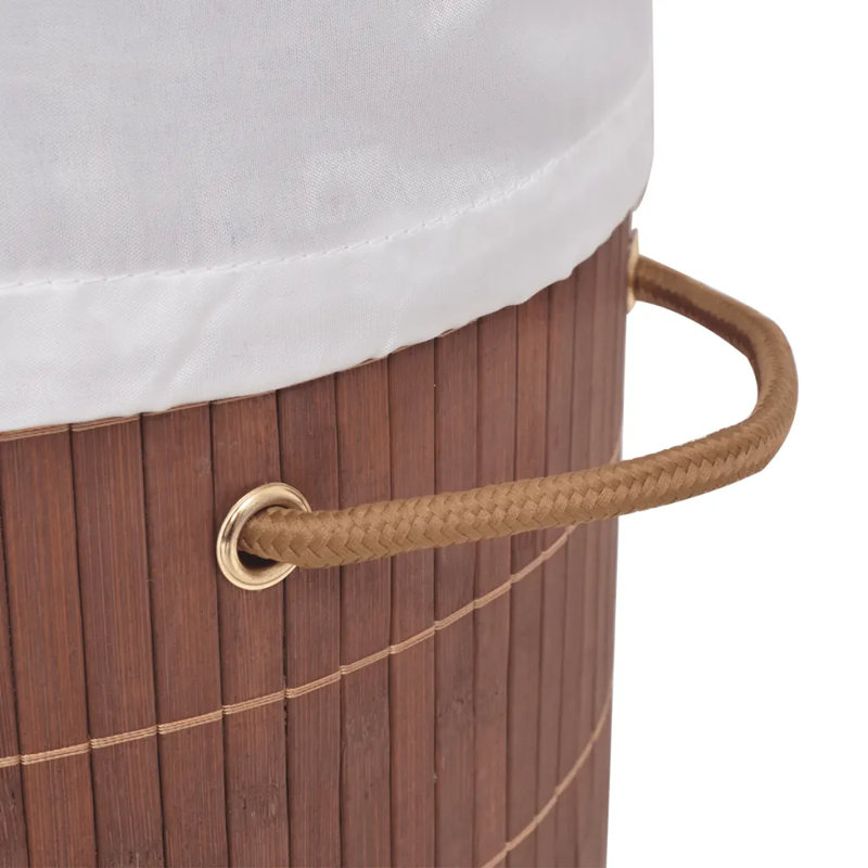 Bamboo Laundry Hamper with Handles