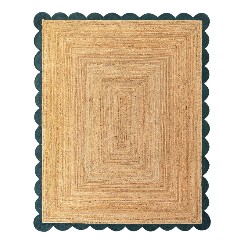 Cosner Hand Braided Area Rug, Rectangle 8' x 10'