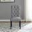 Leviton Solid Wood Tufted Asons Dining Chair, Set Of 2, Grey-1044996816